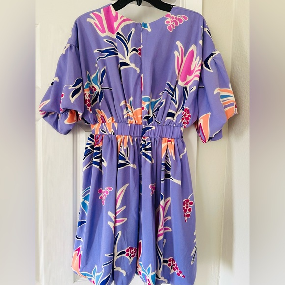 She + Sky Lavender Floral Dress (Women’s M) Looks Brand New! - Picture 2 of 6